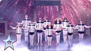 Dancing superstars DVJ are TRANSFORMING in the BGT Final  The Final  BGT 2018 [upl. by Agan]