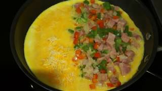 Western Omelet Easy Step By Step Chef [upl. by Hcab]