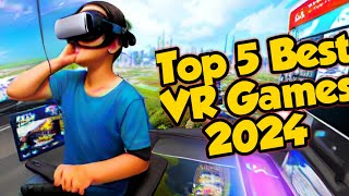 Top 5 Best VR Games Android amp IOS 2024 [upl. by Sollows]