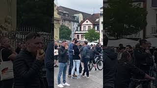 Mahnwache in Mannheim Marktplatz 02062024 mit Gegendemo [upl. by Lenneuq150]