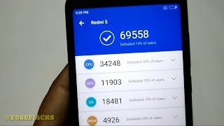 Redmi 5 sensor and antutu benchmark ranking 🇮🇳 [upl. by Aloivaf]