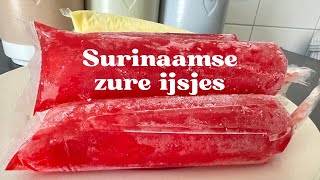 Surinaamse zure ijsjes recept [upl. by Adorne464]