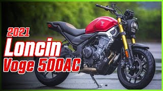 Loncin Voge 500AC Crafted Queen  Motorcycle TV [upl. by Ahk586]