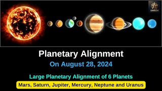 Planetary Alignment on August 28 2024  ENGLISH  Superstar STEM [upl. by Hauger642]