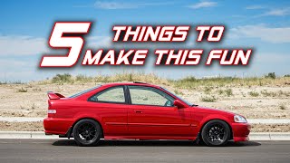 5 Things to Make Your Underpowered Honda More Fun to Drive [upl. by Anayeek464]