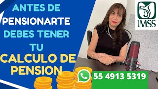 Para no perder dinero antes de pensionarte necesitas tu calculo de pensión [upl. by Okun186]