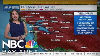 Bay Area forecast Warm weekend Heatwave ahead [upl. by Kai756]