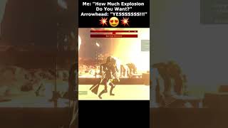 ArrowheadHow Much Explosion Do You Want 💥🤩💥 helldivers2 helldiver democracy skyrim gaming [upl. by Brader]