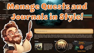 Manage Quests Maps Journals and More in Style in Foundry VTT with the Simple Quest Module [upl. by Hcir84]