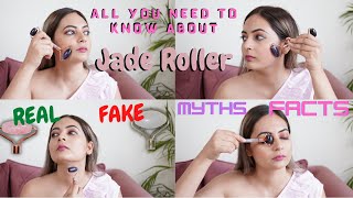 Myths amp Facts About Jade Roller  How to use it with Facial Oil  How it helps to brighten your Skin [upl. by Thier]