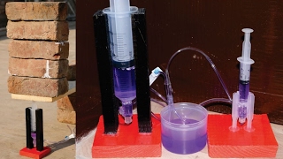 How to Make a Powerful Hydraulic Jack using Syringe [upl. by Melinda695]