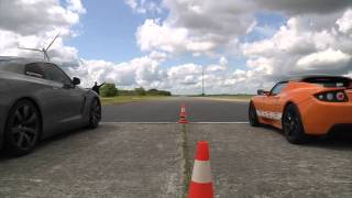 Road trip and drag race with the Tesla Roadster Sport [upl. by Artekal491]