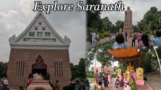 Tour of saranath in vanarasi  Sarnath Temple Varanasi Complete Tour Guide [upl. by Gratt]