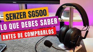 SENZER SG 500 audífonos Gaming No los compres sin ver este video [upl. by Ecirp]