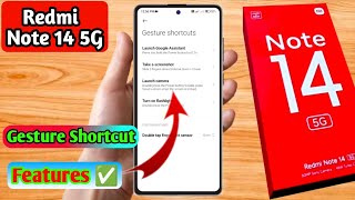 redmi note 14 5g gestures settings redmi note 14 5g gesture shortcut [upl. by Annal]