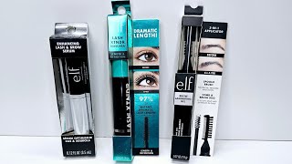 Elf Cosmetics  Brow Laminating Gel  Lash Xandr Mascara  Enhancing Lash amp Brow Serum  💙💙💙💙 [upl. by Eniamzaj871]