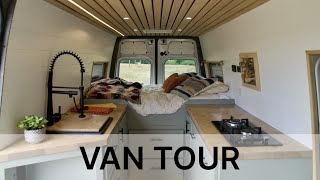 Custom Mercedes Sprinter VAN BUILD TOUR  DorroughAP [upl. by Koran]