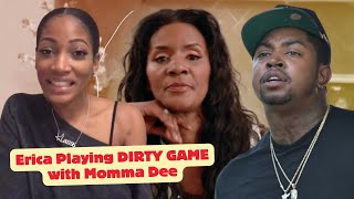 Erica Dixon Playing DIRTY GAME with Lil Scrappys Mother Momma Dee [upl. by Erb]