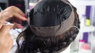 How To Make A 360 Frontal Wig Using One BundleHot Beauty Hair [upl. by Ennovyhc1]