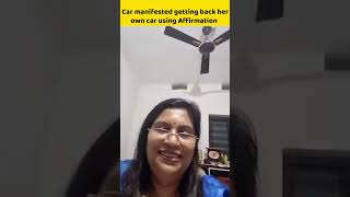 Anitha Car Ownership manifested  Mind Blueprint  Dr Vibin Raj  Diamond Membership [upl. by Curkell]