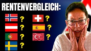 So hoch sind die Renten in 7 europäischen Ländern  Teil 2  erstaunlich 🧐 [upl. by Quinton]