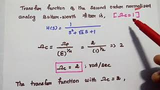 Digital Butterworth Filter using Bilinear Transformation  Problem Solved  DTSP  DSP [upl. by Othe738]