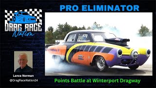 Pro Eliminator Drag Racing at Winterport 9 22 24 [upl. by Durning37]