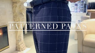 HOW TO WEAR PATTERNED PANTS  By Tom Gangitano [upl. by Norehc]