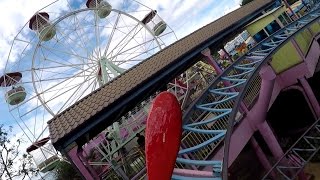 Barnstormer front seat onride HD POV Adventure Island [upl. by Oiramej]