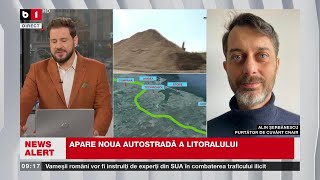 APARE NOUA AUTOSTRADĂ A LITORALULUIȘtiri B1TV9 dec 2023 [upl. by Arres]