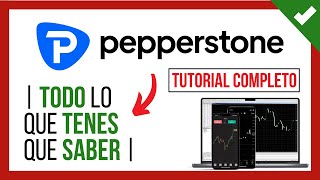 ✔️ PEPPERSTONE Broker de FOREX y CFD  Tutorial Completo ❗📈 【 Depositar y Retirar Fees MT5 amp ➕ 】 [upl. by Htiekal]