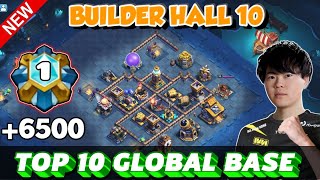 AFTER UPDATE BH10 TOP10 GLOBAL BASE WITH LINK  BH10 6400 TROPHY  BH10 BASE LAYOUT 2024 [upl. by Enirehtak]