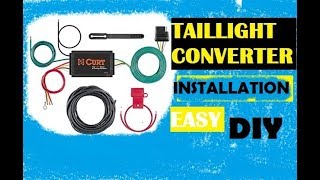 NISSAN XTERRA HOW TO WIRE 4 pins TRAILER LIGHTS CONNECTOR [upl. by Sinned886]