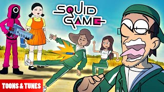 Squid Game Competition with my Family FGTeeV Animated [upl. by Astra540]