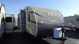 2018 Shasta Oasis 21CK Travel Trailer Walk Through Video [upl. by Ursala]