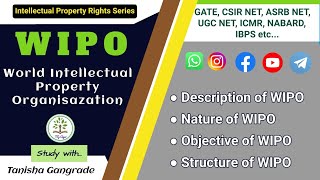 WIPO  World Intellectual Property Organization  Intellectual Property Rights  IPR  by Tanisha [upl. by Nuahsyar]