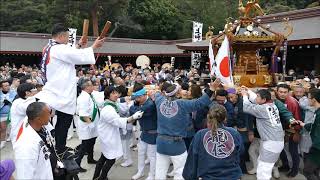 6823明治神宮建国記念祭：共和睦（東京）粋心会（萬歳会四の会）の神輿！H31kks08 [upl. by Trinl]