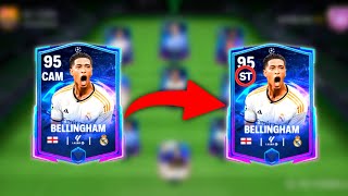 HOW TO CHANGE POSITIONS OF PLAYERS IN FC MOBILE 24 [upl. by Cathe418]