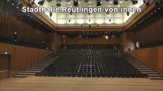 Stadthalle Reutlingen von innen  Architekt Max Dudler [upl. by Eedya]