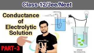 Conductance of Electrolytic Solution for strong and weak electrolyte  Part3  Class 12 chemistry [upl. by Verina]