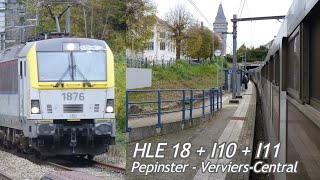 Ritopname S41  HLE 18  i10  i11  Pepinster  VerviersCentral [upl. by Euqinahc]