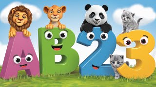 ABC and 123 Learning Videos For 3 Years Olds  Learn ABC Phonics Shapes Numbers Colors  kidsvideos [upl. by Haden444]