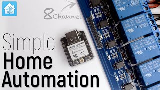 SIMPLEST DIY 8 Channel Home Automation using Home Assistant  ESP32 Projects [upl. by Isyed167]