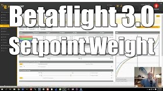 Betaflight 30 Setpoint Weight 2DOF PID Controller [upl. by Emera]