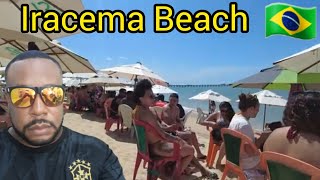 Inside Iracema Beach Fortaleza Brazil 🇧🇷 [upl. by Alenas650]