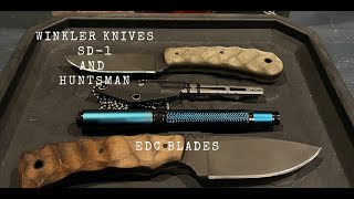 Winkler Knives SD1 and Huntsman Review [upl. by Neelyhtak]