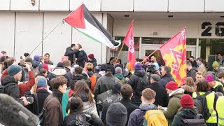 Propalästinensische Demonstration vor der FU Berlin [upl. by Singhal916]