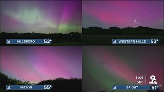 Northern lights visible in Ohio Northern Kentucky [upl. by Reviel]