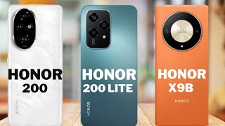 Honor 200 Lite vs Honor X9B vs Honor 200 Full Comparison  Which One is Best 🤯 [upl. by Bowler839]