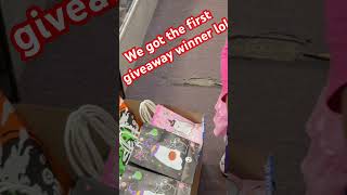 CONGRATS TO THE FIRST GIVEAWAY WINNER 102924 [upl. by Ximenez]